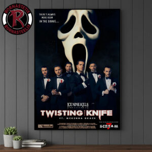 Ice Nine Kills x Scream 7 Twisting The Knife Premiere Poster Canvas Decor