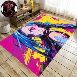 Jinx League of Legends Jinx Cartoons Art Area Luxury Rug Carpet