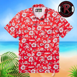 Kansas City Chiefs NFL Floral White Performance Summer Hawaiian Shirt