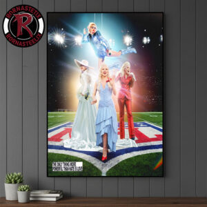 Lady Gaga x NFL Super Bowl LX 2026 The Only Thing More Powerful Than Hate Is Love Poster Canvas Decor