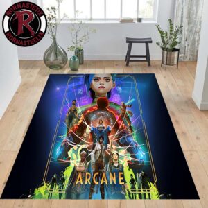 League of Legends Netflix Arcane Legacy Jinx Was Here Home Decor Rug Carpet