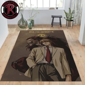 Light And Ryuk Death Note Cover For Fan Anime Rug Carpet
