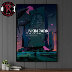 Linkin Park From Zero World Tour 2026 At Adelaide Entertainment Centre On March 12 2026 Adelaide Australia Art By James Paick Poster Canvas Decor