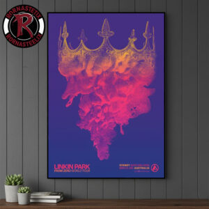 Linkin Park From Zero World Tour 2026 At Qudos Bank Arena On March 15 2026 Sydney Australia Art By Kattattak Studio Poster Canvas Decor