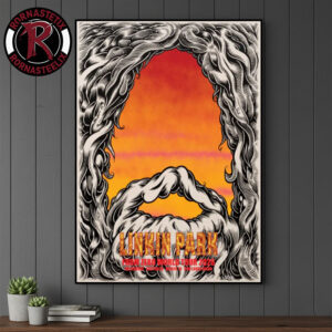 Linkin Park From Zero World Tour 2026 At Rod Laver Arena On March 10 2026 Melbourne Australia Art By Mark Dean Veca Poster Canvas Decor