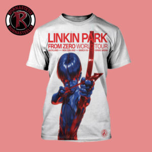 Linkin Park From Zero World Tour 2026 At Spark Arena On March 18 2026 Auckland New Zealand Art By Alex Parnassus All Over Print Shirt