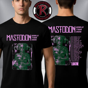 Mastodon World Tour 2026 Venue Tour Dates Unisex T Shirt Two Sided