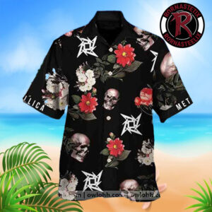 Metallica 2024 Logo Tropical Floral Trendy Hawaiian Shirt