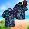 Metallica Skull Tropical White Floral Pattern 2924 Trendy Hawaiian Shirt