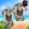 Metallica Skull Tropical White Floral Pattern 2924 Trendy Hawaiian Shirt