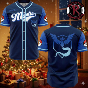 Mystic Pokemon Anime Baseball Jersey