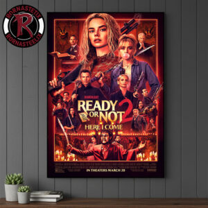 New Poster Ready Or Not 2 Here I Come In Theaters March 20 2026 Poster Canvas Decor
