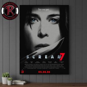 New Poster Scream 7 Face Your Past In Theaters On February 26 2026 Poster Canvas Decor