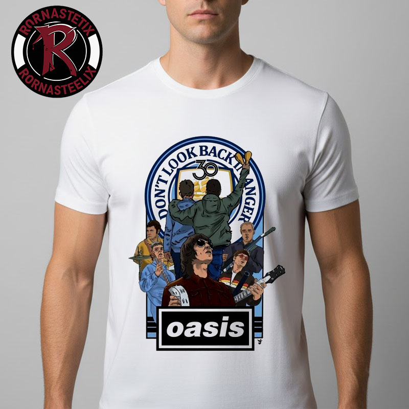 Oasis Don't Look Back In Anger 30th Anniversary Unisex T Shirt