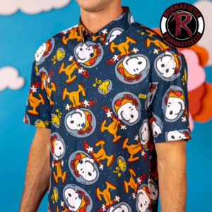 Peanuts Snoopy In Space RSVLTS Men And Women Hawaiian Shirt