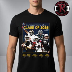 Pro Football Hall Of Fame Class Of 2026 Signature Player Unisex T Shirt