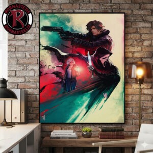 Resident Evil Requiem x Scream 7 Official Key Art Poster Canvas Decor