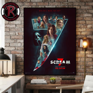 Scream 7 Movie Who Will Make The Cut In Theaters On February 27 2026 Poster Canvas Decor