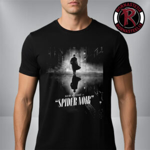 Spider Noir Starring Nicolas Cage Marvel New Series 2026 On Prime Original Authentic Black And White Watch Unisex T Shirt