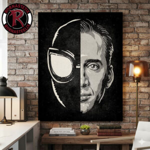 Spider-Noir as Nicolas Cage For Spider Noir 2026 Art By Billy Butcher Poster Canvas Decor