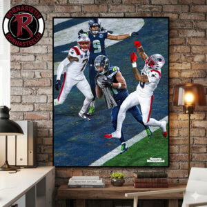 Sport Illustrated Sam Darnold Seattle Seahawks Touchdown Redemption Story Super Bowl LX Champions 2026 Poster Canvas Decor