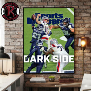 Sports Illustrated Cover Seattle Seahawks Dark Side Champions Super Bowl LX 2026 Poster Canvas Decor
