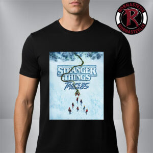 Stranger Things Tales From 85 Official Poster Only On Netflix Unisex T Shirt