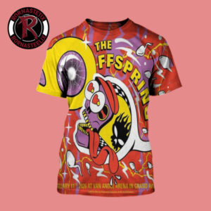 The Offspring Michigan Poster Show 2026 At Van Andel Arena On February 11 2026 All Over Print Shirt