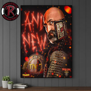 Tommaso Ciampa Psycho Killer New TNT Champions 2025 Poster Canvas Decor