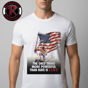 USA Luffy The Only Thing More Powerful Than Hate Is Love Unisex T Shirt