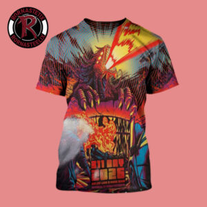311 Band 311 Day 2026 Venue Poster At Dolby Live Park MGM On March 7 8 2026 Art By Jared Yamahata All Over Print Shirt