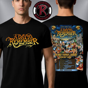 A Day To Remember Europe Tour 2026 Headline Shows Between Festivals Schedule Unisex T Shirt Two Sided