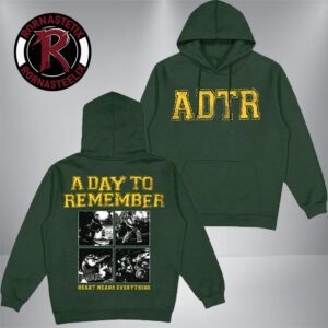 A Day To Remember Spring 2026 Merch Collection Varsity Pit Heart Means Everything Unisex Hoodie