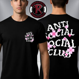 Anti Social Social Club x Minecraft Cherry Blossom Unisex T Shirt Two Sided