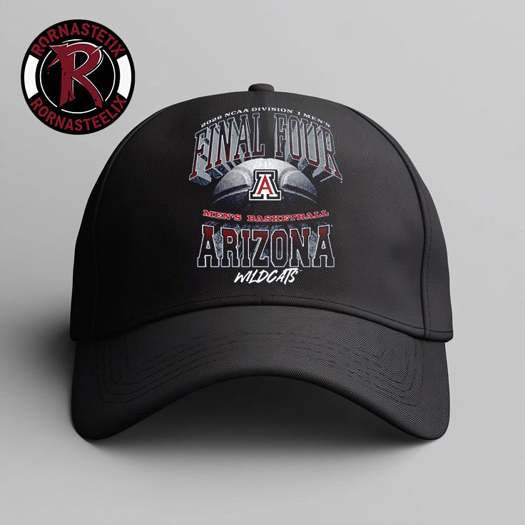 Arizona Wildcats 2026 NCAA Division I Men's Basketball Final Four March Madness Hat Cap Arizona Wildcats 2026 NCAA Division I Men's Basketball Final Four March Madness Hat Cap