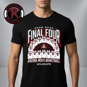 Arizona Wildcats Men’s Basketball 2026 NCAA Final Four Jersey Madness All Team Unisex T Shirt
