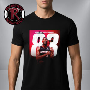 Bam Adebayo Drops 83 Points The Second Most Points In NBA History Unisex T Shirt