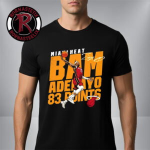 Bam Adebayo Miami Heat Adebayo 83 Points Unisex T Shirt