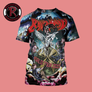 Band Maid World Tour 2026 Comic Artwork By Shun Suzuki And Yokun All Over Print Shirt