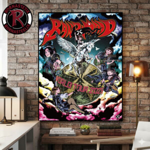 Band Maid World Tour 2026 Comic Artwork By Shun Suzuki And Yokun Poster Canvas Decor