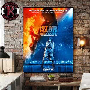 Billie Eilish Hit Me Hard And Soft The Tour Live In 3D Reinvent The Concert Experience On Theaters May 8 2026 Poster Canvas Decor