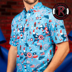 Captain America Rogers Red Glare RSVLTS Hawaiian Shirt