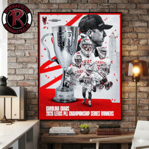 Celebrates Carolina Chaos Champions Lexus PLL Championship 2026 Series Poster Canvas Decor