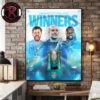 Congrats Manchester City Champions Carabao Cup Final 2026 Poster Canvas Decor