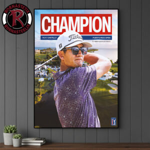 Celebrates Ricky Castillo Champions Puerto Rico Open 2026 PGA Tour Poster Canvas Decor