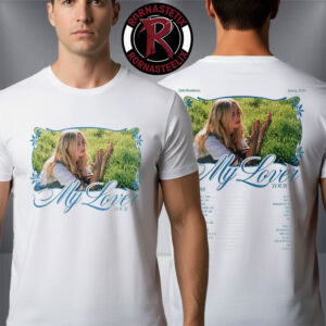 Claire Rosinkranz Spring 2026 My Lover Tour Schedule Venue Dates Unisex T Shirt Two Sided