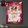 Congrats Arkansas Razorbacks Champions Men’s Basketball SEC Tournament 2026 Poster Canvas Decor