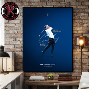 Congrats Cameron Young Champions The Players 2026 Poster Canvas Decor