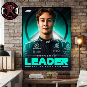 Congrats George Russell AMG Petronas F1 Team P1 Australian Grand Prix 2026 Champions Poster Canvas Decor
