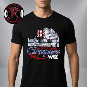 Congrats Gonzaga Bulldogs Champions 2026 WCC Men’s Basketball Mascot Unisex T Shirt